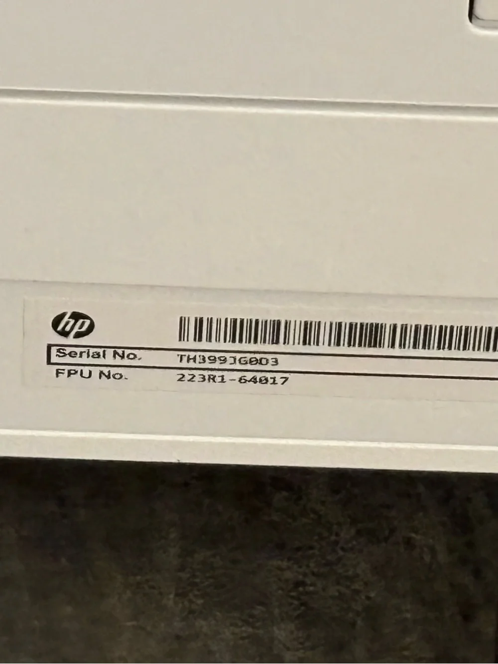 HP ENVY 6452e Printer in Light Gray with Blue Accent